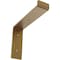 Ekena Millwork Steel Truss Shelf Bracket, Hammered Gold 2"W x 8"D x 6 3/4"H BKTM02X08X06TSHGO - alternate 1